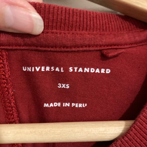 SOLD Basics Bundle One Universal Standard Red Tee and One 14th&Union Black Cami - Picture 3 of 7